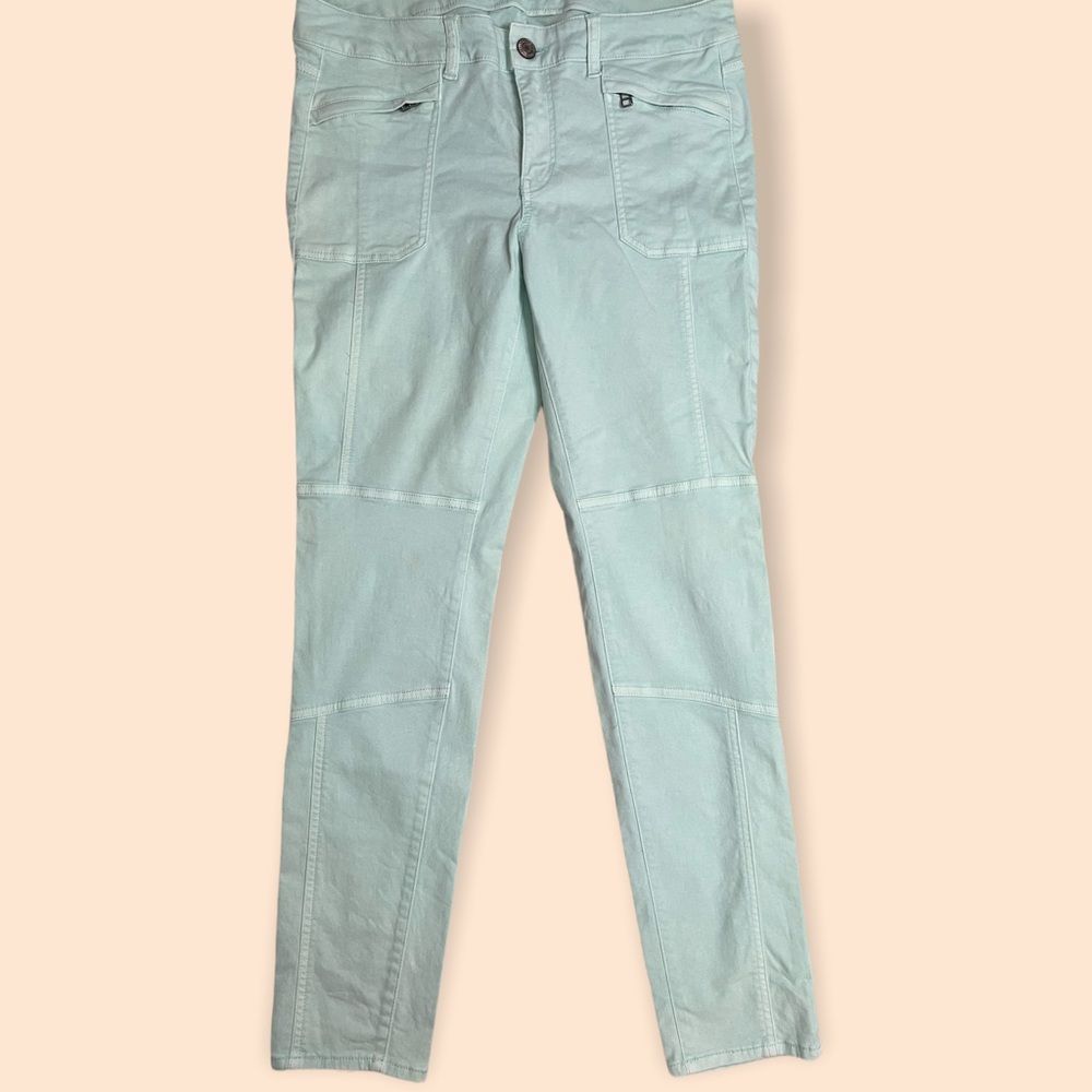 American Eagle Cargo Jeans size 10 light blue and pink super stretch 2 jeans